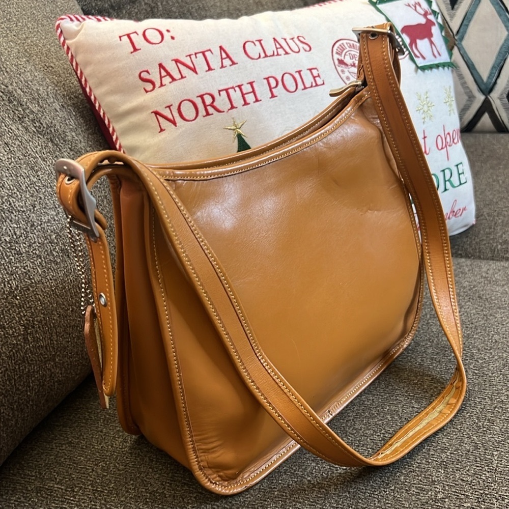 Coach Tan Leather Crossbody Bag - Picture 5 of 12